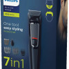 Philips Series 3000 7-in-1 Σετ Επαναφορτιζόμενης Κουρευτικής Μηχανής MG3720/15