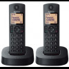 Panasonic KX-TGC312B Ασύρματο Τηλέφωνο Duo με 2 Ακουστικά Μαύρο