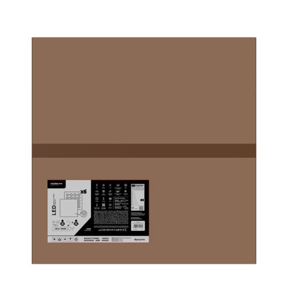 Modee Lighting LED Πάνελ BackLit 600×600 mm 36W 4000K UGR22 6τμχ