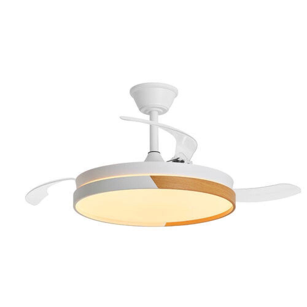 Modee Φωτιστικό & Ανεμιστήρας Οροφής LED 33W 3CCT & Τηλεχειριστήριο