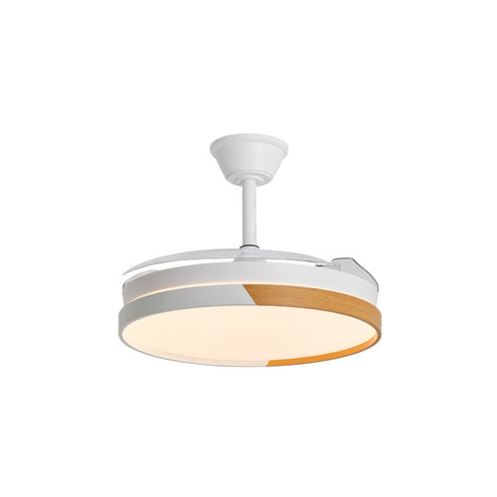 Modee Φωτιστικό & Ανεμιστήρας Οροφής LED 33W 3CCT & Τηλεχειριστήριο