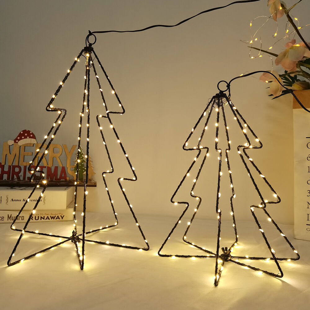 Modee Christmas LED Decoration Battery Operated C4035 IP44 (120 LEDs, H40x30cm) Warm White