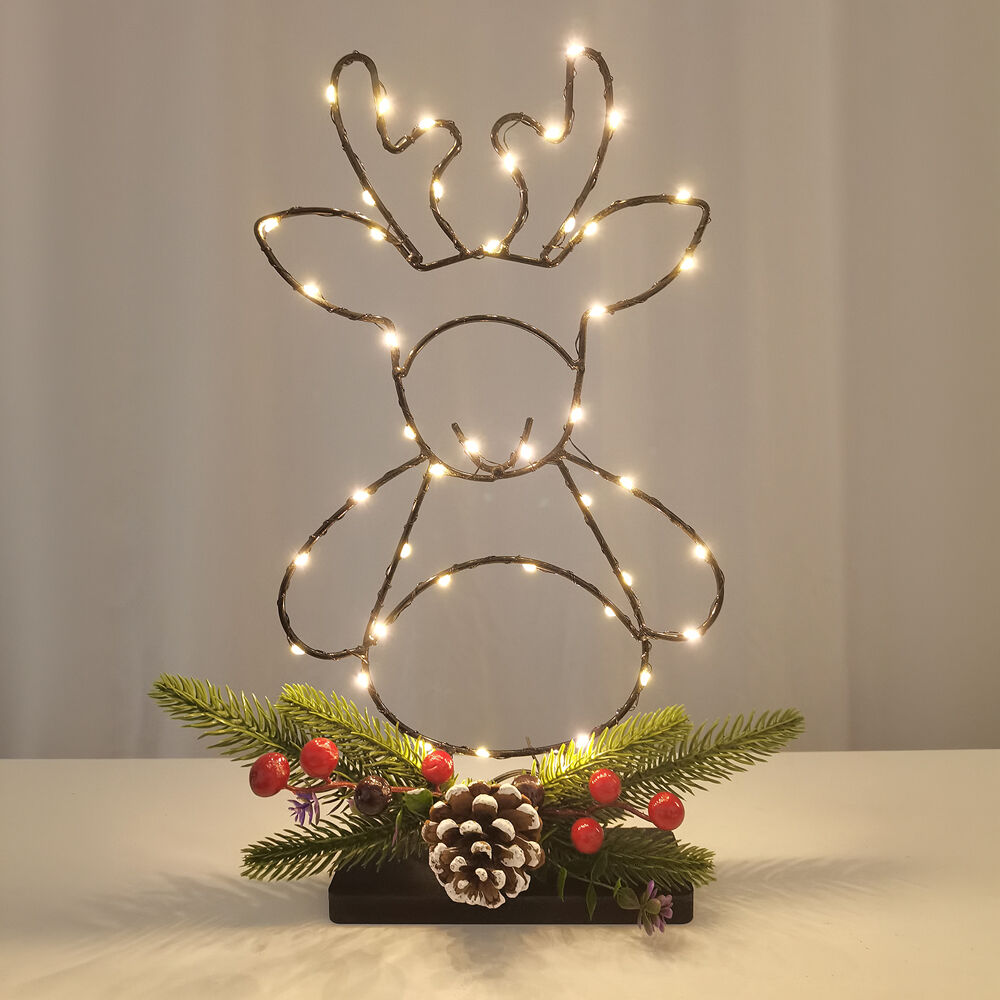 Modee Christmas LED Decoration Battery Operated C4037 (45 LEDs, H355x190mm) Warm White