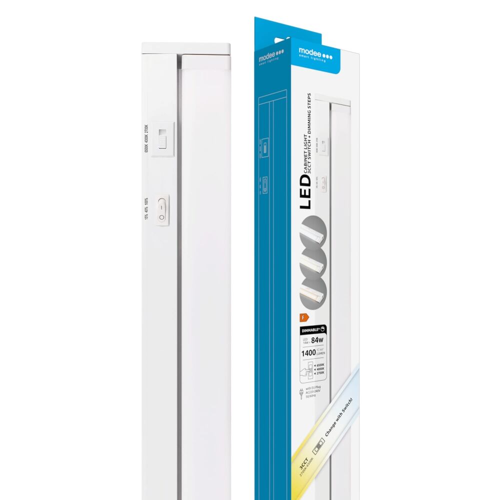 Modee Λάμπα LED 14W 900mm 3CCT με Διακόπτη & Ντιμαριζόμενο ERP