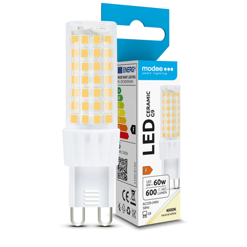 Modee Lighting Λάμπα LED Izzo G9 Κεραμική 6W 4000K 600lm ERP