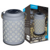 Modee Lighting LED Ηλιακό Φαναράκι LT005W (H26x17x17cm) Λευκό