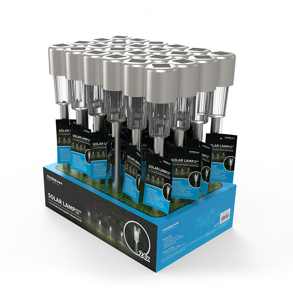 Modee Lighting LED Ηλιακό Φωτιστικό Κήπου GS001 36cm