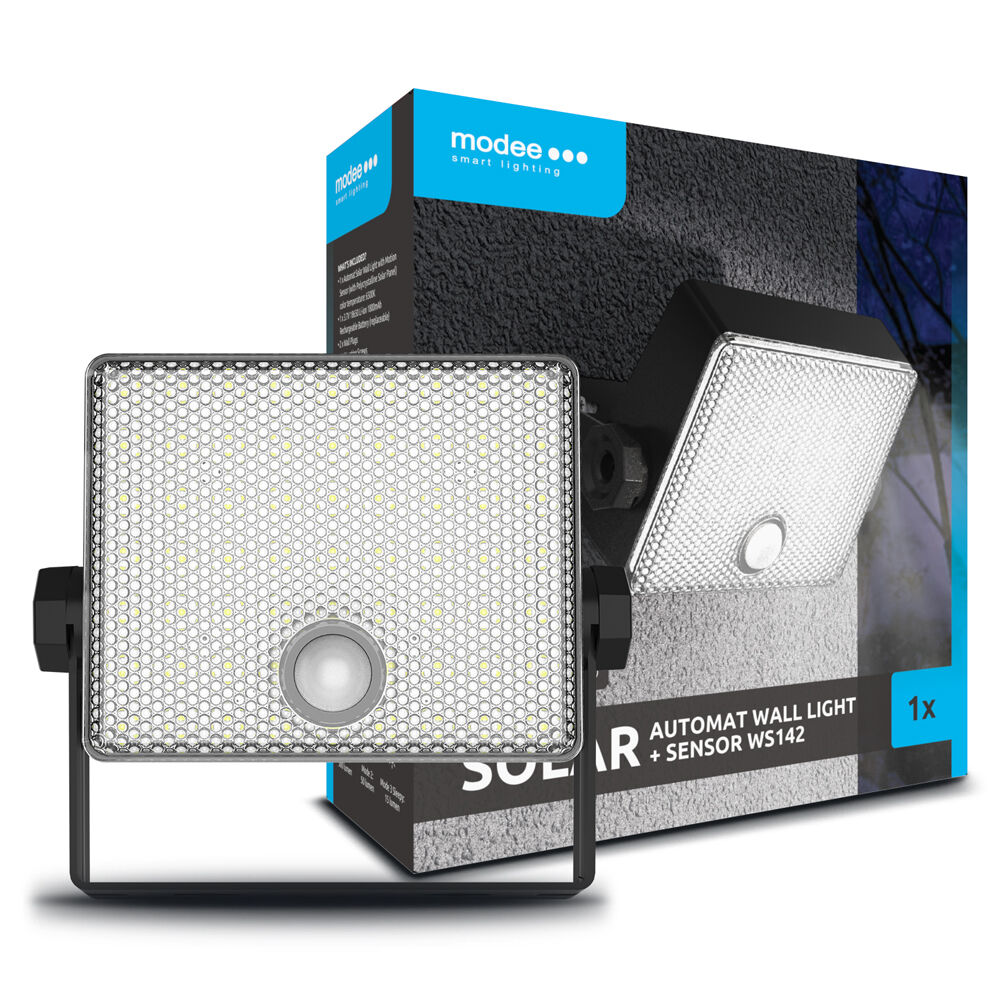 Modee Lighting Ηλιακός Προβολέας LED WS142 Αυτόματος με Αισθητήρα 500lm