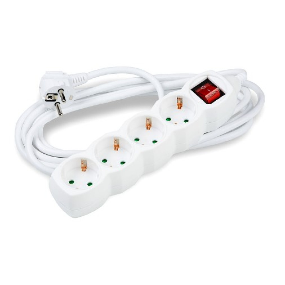 Technik Πολύπριζο 4 Θέσεων 3x1,5mm 5m με Διακόπτη