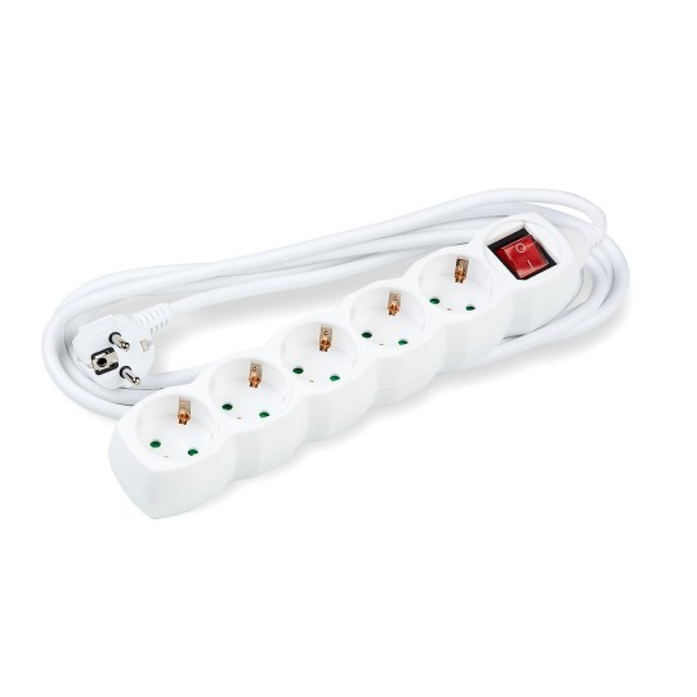 Technik Πολύπριζο 5 Θέσεων 3x1,5mm 5m με Διακόπτη