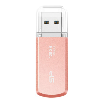 SILICON POWER USB Flash Drive Helios 202, 128GB, USB 3.2, ροζ χρυσό
