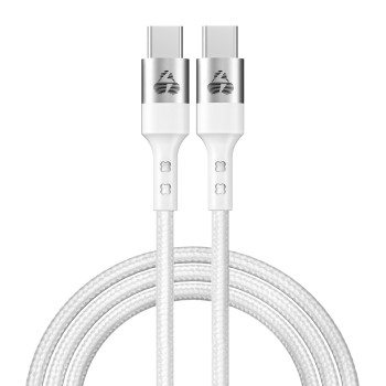 POWERTECH καλώδιο USB-C σε USB-C PTR-0167, PD 60W, copper, 1m, λευκό
