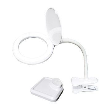 PROSKIT μεγεθυντικός φακός MA-1010U, κλιπ & βάση, LED, 3D 1.75x, λευκός