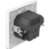 DELOCK πρίζα τοίχου 11489 με θύρες φόρτισης USB & USB Type-C 3.4A, λευκή