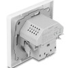 DELOCK πρίζα τοίχου 11499 με θύρες φόρτισης USB & USB-C, 18W PD, λευκή