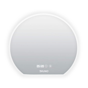 BRUNO καθρέφτης μπάνιου LED BRN-0202, ημικυκλικός, 24W, 73x80cm, IP67