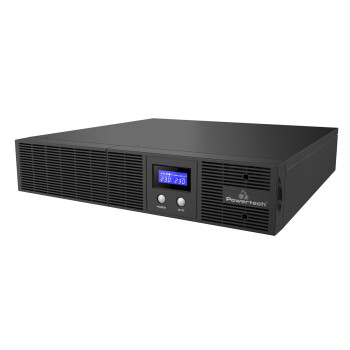 POWERTECH UPS Line Interactive PT-1408 για rack 2U, με οθόνη, 2200VA/1540W, 4x AC output