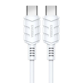 KAKUSIGA καλώδιο USB-C σε USB-C KSC-710, 60W, 480Mbps, 1.2m, λευκό