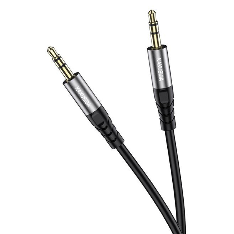 KAKUSIGA καλώδιο ήχου 3.5mm KSC-892, AUX, 1m, μαύρο