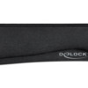 DELOCK στήριγμα καρπού για πληκτρολόγιο/laptop 12558, 20x85x465mm, μαύρο
