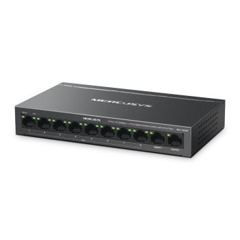 MERCUSYS Desktop Switch MS110CMP, 8x 10/100Mbps PoE+, 2x Gigabit, Ver. 1.0