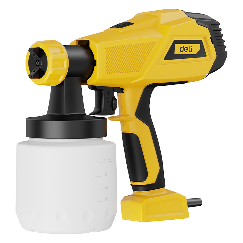 DELI ηλεκτρικό πιστόλι βαφής DC090 με δοχείο 800ml, 450W