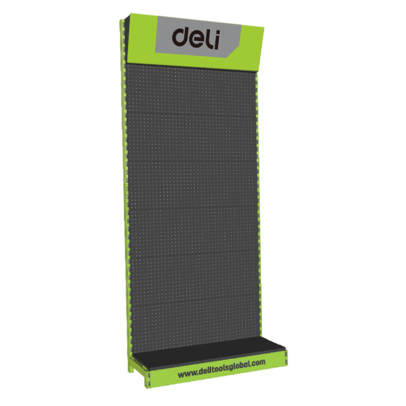 DELI stand προβολής DL-DJ618 με γάντζους, 100 x 45 x 240cm