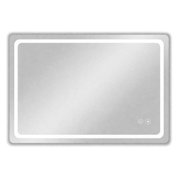 BRUNO καθρέφτης μπάνιου LED BRN-0285, οριζόντιος & κάθετος, 24W, 60x80cm, IP67