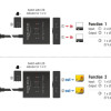 DELOCK USB-C switch 18911, 2 σε 1 bidirectional, 10Gbps, 8K, 100W, μαύρο