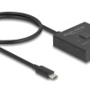 DELOCK USB-C switch 18911, 2 σε 1 bidirectional, 10Gbps, 8K, 100W, μαύρο