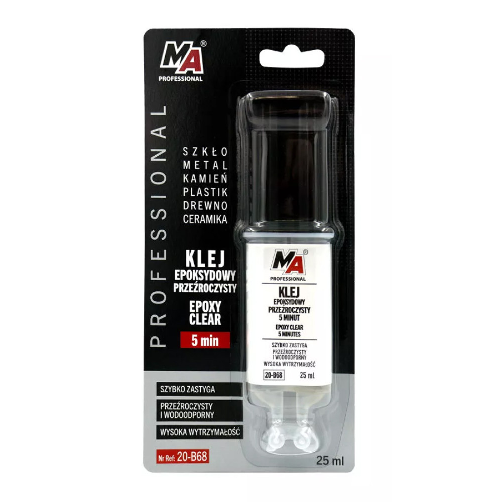 MA PROFESSIONAL κόλλα 2 στοιχείων 20-B68, 25ml, διάφανη