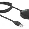 DELOCK μικρόφωνο 20672, πυκνωτικό, omnidirectional, με mute, USB