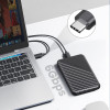 ORICO θήκη για 2.5" SATA HDD/SSD 25PW1C-C3, 5Gbps, μαύρη