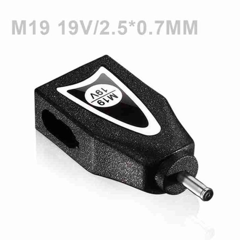 POWERTECH αντάπτορας για φορτιστή laptop M19 για Asus 2.5x0.7mm, 19V, μαύρος