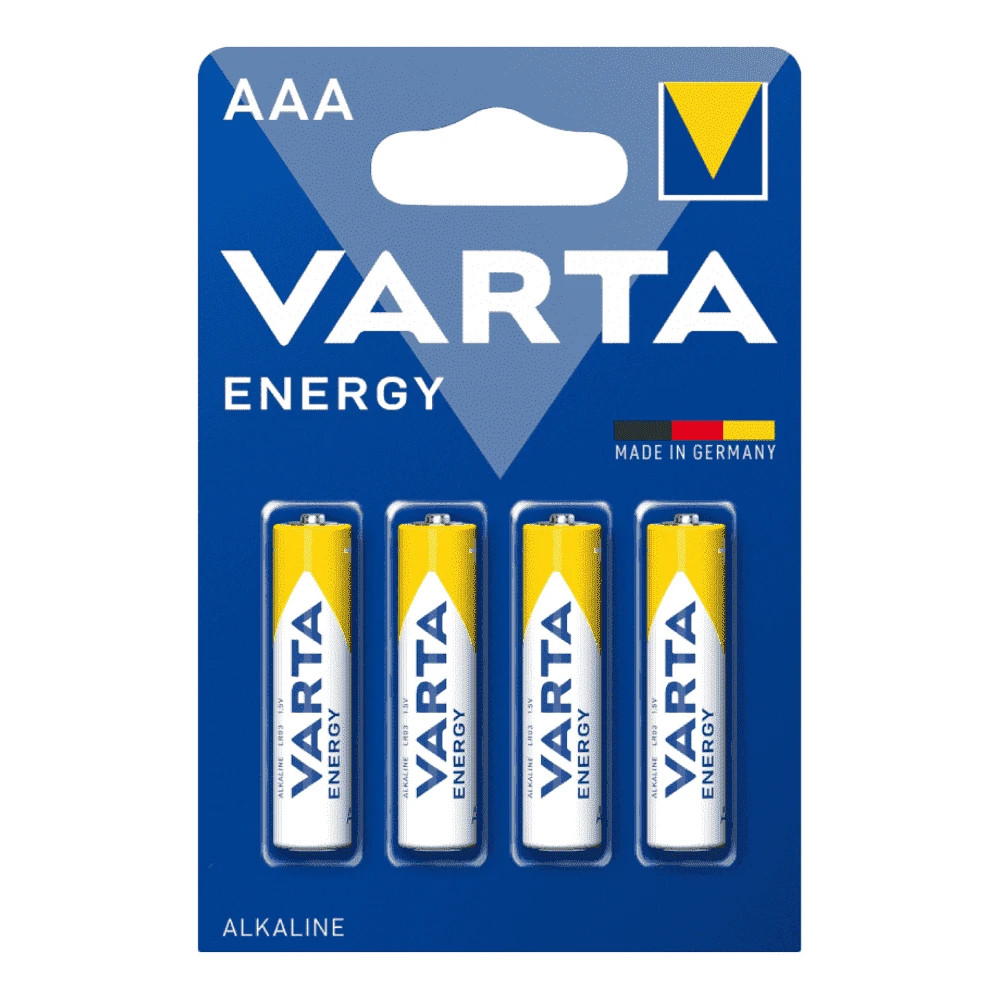VARTA αλκαλικές μπαταρίες Energy, AAA/LR03, 1.5V, 4τμχ