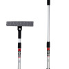 HEYNER καθαριστής τζαμιών 407300, τηλεσκοπικός έως 80cm, ασημί/μαύρος