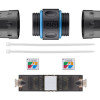 GOOBAY αδιάβροχος σύνδεσμος RJ45 Cat 6A 44416, IP68, μαύρο