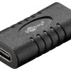 GOOBAY αντάπτορας USB-C 45401, θηλυκό σε θηλυκό, 5Gbit/s, 60W, μαύρος