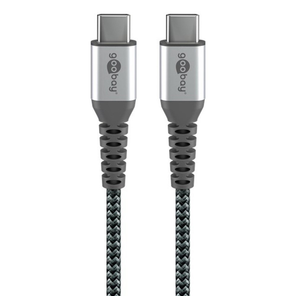 GOOBAY καλώδιο USB-C 49301, 60W, 480Mbps, 0.50m, μαύρο