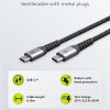 GOOBAY καλώδιο USB-C 49303, 60W, 480Mbps, 2m, μαύρο
