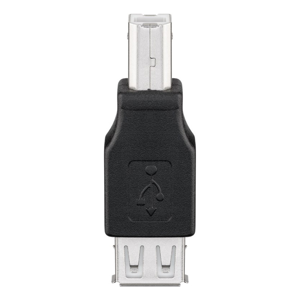 GOOBAY αντάπτορας USB σε USB Type B 50291, θηλυκό σε αρσενικό, μαύρος