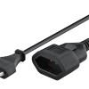 GOOBAY μπαλαντέζα προέκταση ρεύματος 50510, Europlug, 2x 0.75mm², 5m, μαύρη