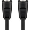 GOOBAY καλώδιο κεραίας αρσενικό σε θηλυκό 50913, <70dB, CCS, 20m, μαύρο