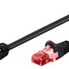 GOOBAY καλώδιο δικτύου 51517, CAT 6 U/UTP, γωνιακό, CCA, 3m, μαύρο