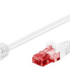 GOOBAY καλώδιο δικτύου 51521, CAT 6 U/UTP, γωνιακό, CCA, 0.5m, λευκό