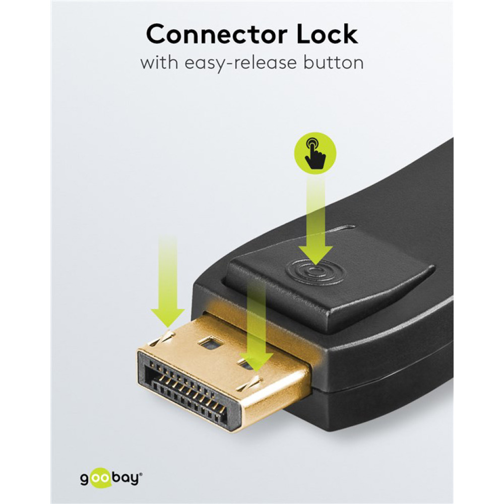 GOOBAY αντάπτορας DisplayPort σε HDMI 51719, 1920x1200p, μαύρος