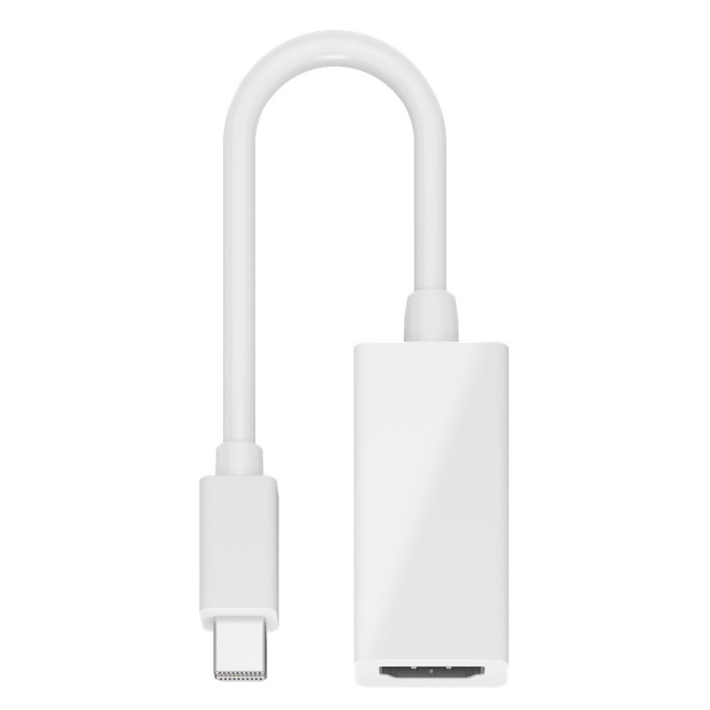 GOOBAY καλώδιο mini DisplayPort σε HDMI θηλυκό 51729, 0.15m, λευκό