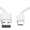 CABLETIME καλώδιο USB-C σε USB U323A, 3A, 480Mbps, 1m, λευκό
