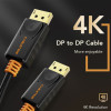 CABLETIME καλώδιο DisplayPort CT-01G, 4K/60Hz, 4.5m, μαύρο