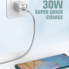 LDNIO καλώδιο Ligntining σε USB LS652, 30W, 2m, γκρι